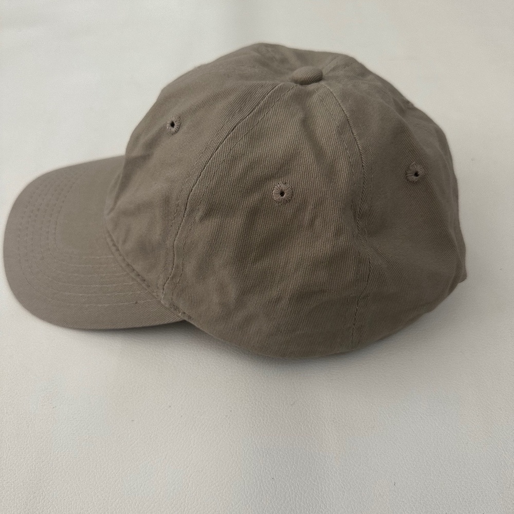 New OBEY Logo Beige Embroidered Adjustable Baseball Hat Cap One Size - Picture 2 of 7